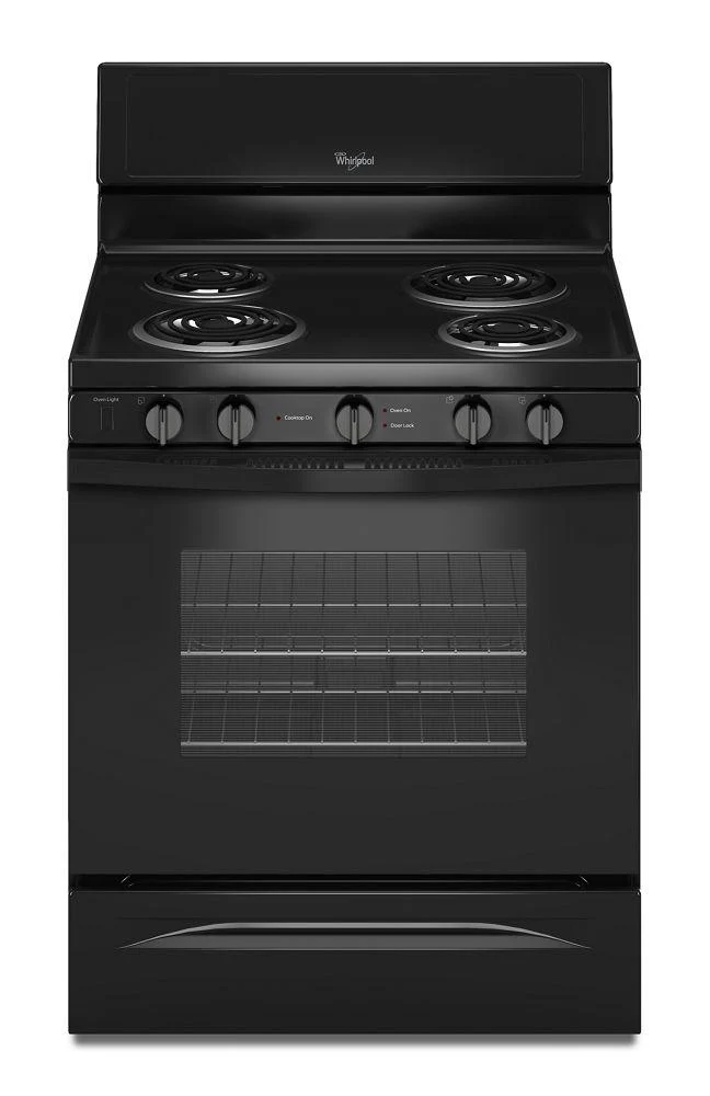 Whirlpool WFC340S0EB 4.8 Cu. Ft. Freestanding Electric Range with High-Heat Self-Cleaning System