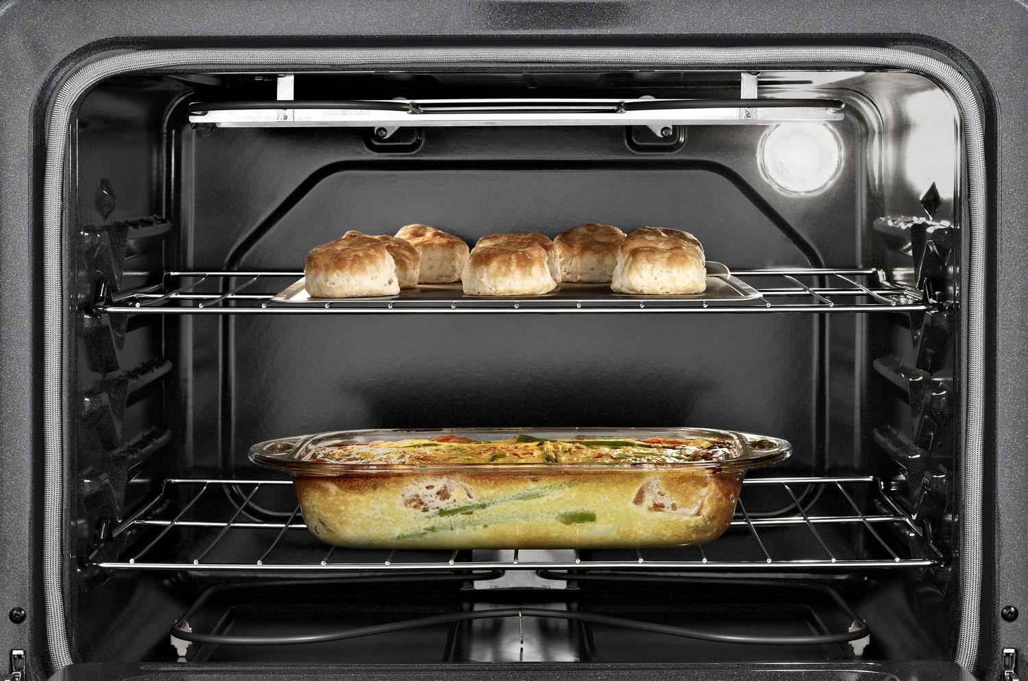 Whirlpool WFE320M0EB 4.8 Cu. Ft. Freestanding Electric Range with FlexHeat Dual Radiant Element Black - Image 2