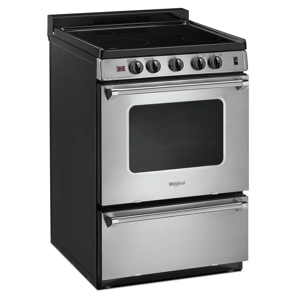 Whirlpool WFE500M4HS 24-inch Freestanding Electric Range with Upswept SpillGuard™ Cooktop - Image 5