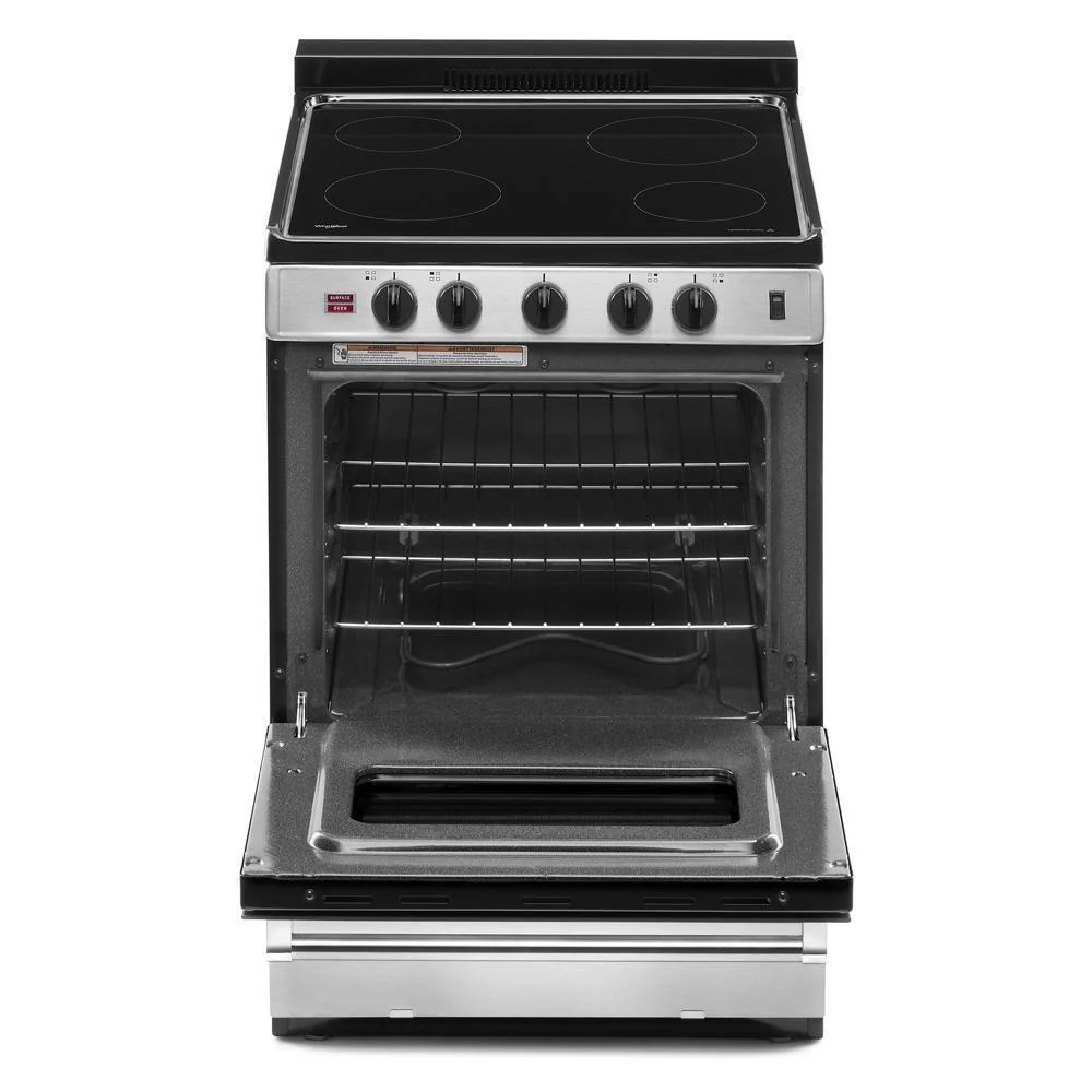 Whirlpool WFE500M4HS 24-inch Freestanding Electric Range with Upswept SpillGuard™ Cooktop - Image 6