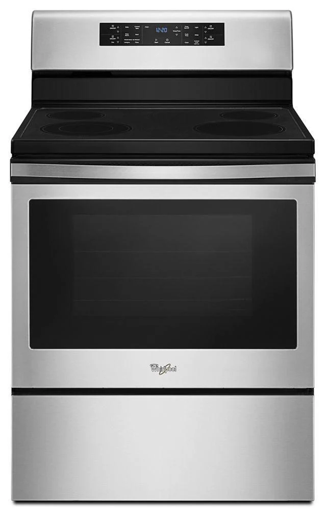 Whirlpool WFE520S0FS 5.3 cu. ft. Guided Electric Front Control Range with Fan Convection Cooking