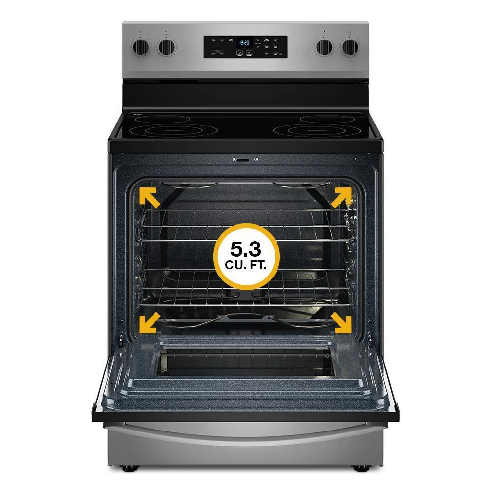 Whirlpool WFES3030RS 30-inch Electric Range with No Preheat Mode - Image 9