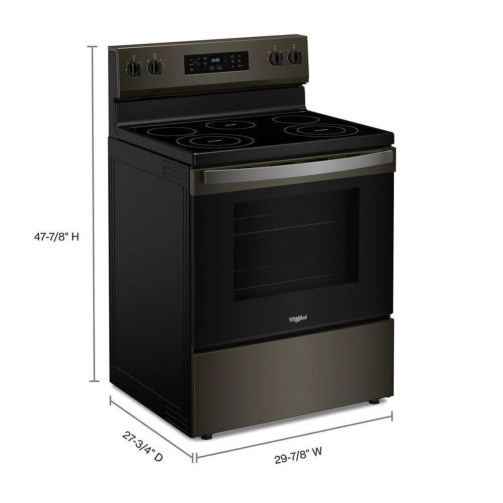 Whirlpool WFES3330RV 30-inch Electric Range with Steam Clean - Image 4