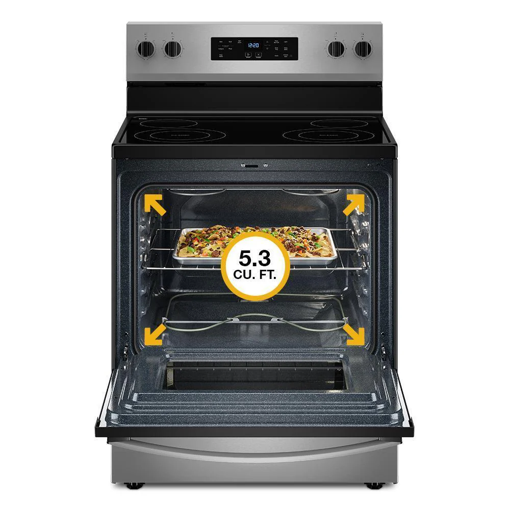 Whirlpool WFES3330RW 30-inch Electric Range with Steam Clean - Image 11