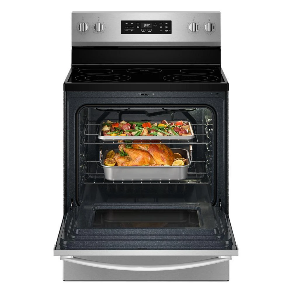 Whirlpool WFES4530SS 30-inch Electric Range with Air Cooking Technology and Steam Clean - Image 18