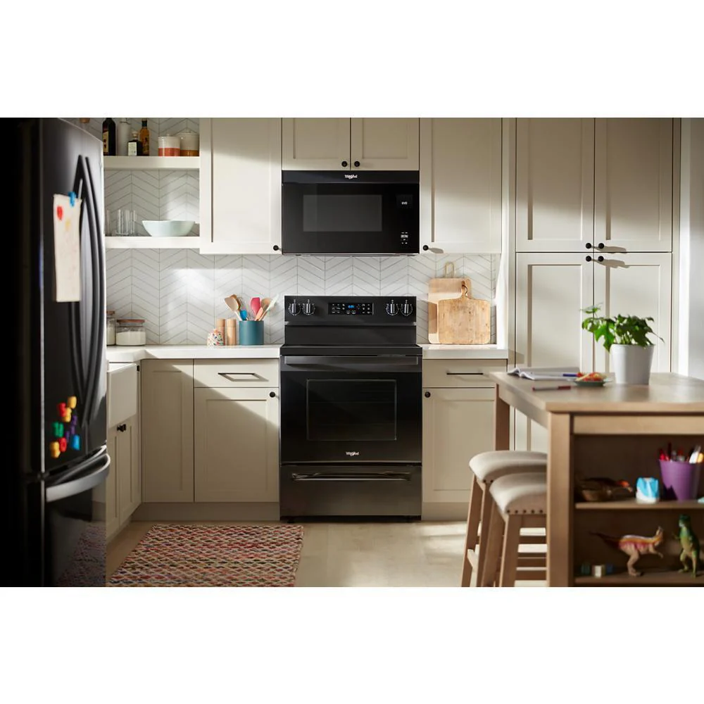 Whirlpool WFES5030RB 30-inch Energy Star Electric Range with Air Cooking Technology, No Preheat Air Fry and Air Baking and Self Clean - Image 3