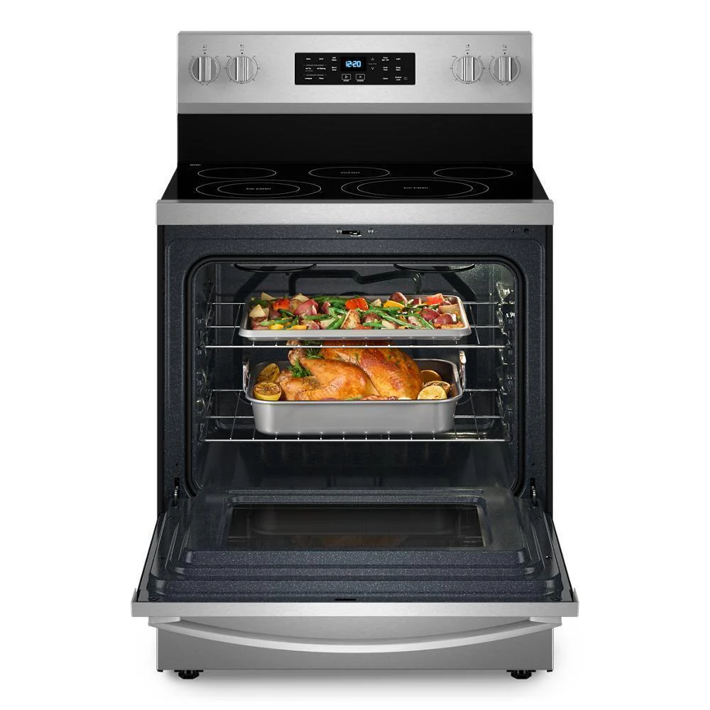 Whirlpool WFES5030RS 30-inch Energy Star Electric Range with Air Cooking Technology, No Preheat Air Fry and Air Baking and Self Clean - Image 7