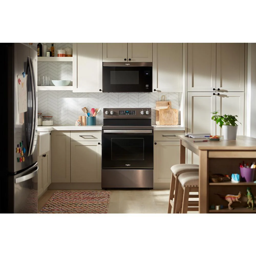 Whirlpool WFES5030RV 30-inch Energy Star Electric Range with Air Cooking Technology, No Preheat Air Fry and Air Baking and Self Clean - Image 3