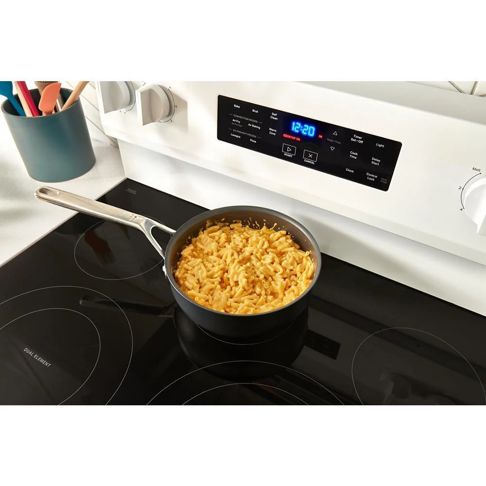 Whirlpool WFES5030RW 30-inch Energy Star Electric Range with Air Cooking Technology, No Preheat Air Fry and Air Baking and Self Clean - Image 3