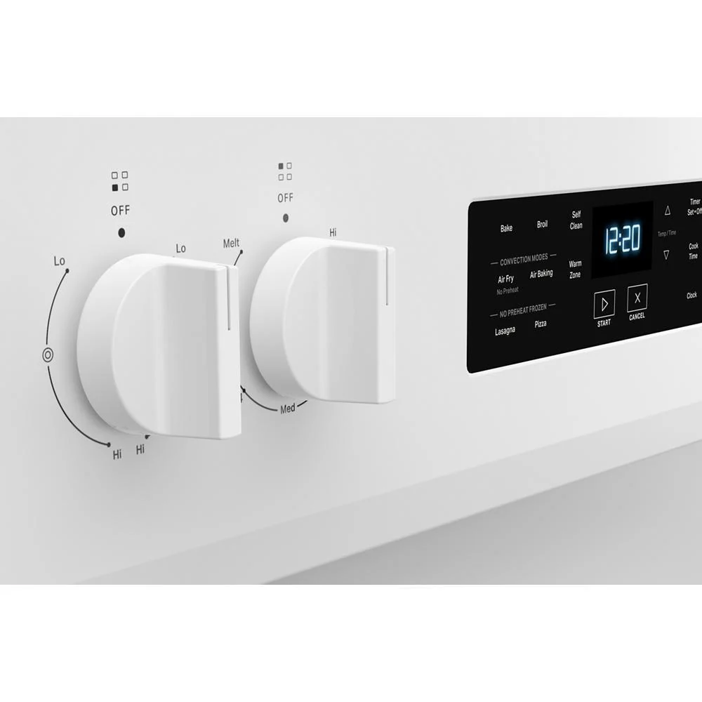 Whirlpool WFES5030RW 30-inch Energy Star Electric Range with Air Cooking Technology, No Preheat Air Fry and Air Baking and Self Clean - Image 7