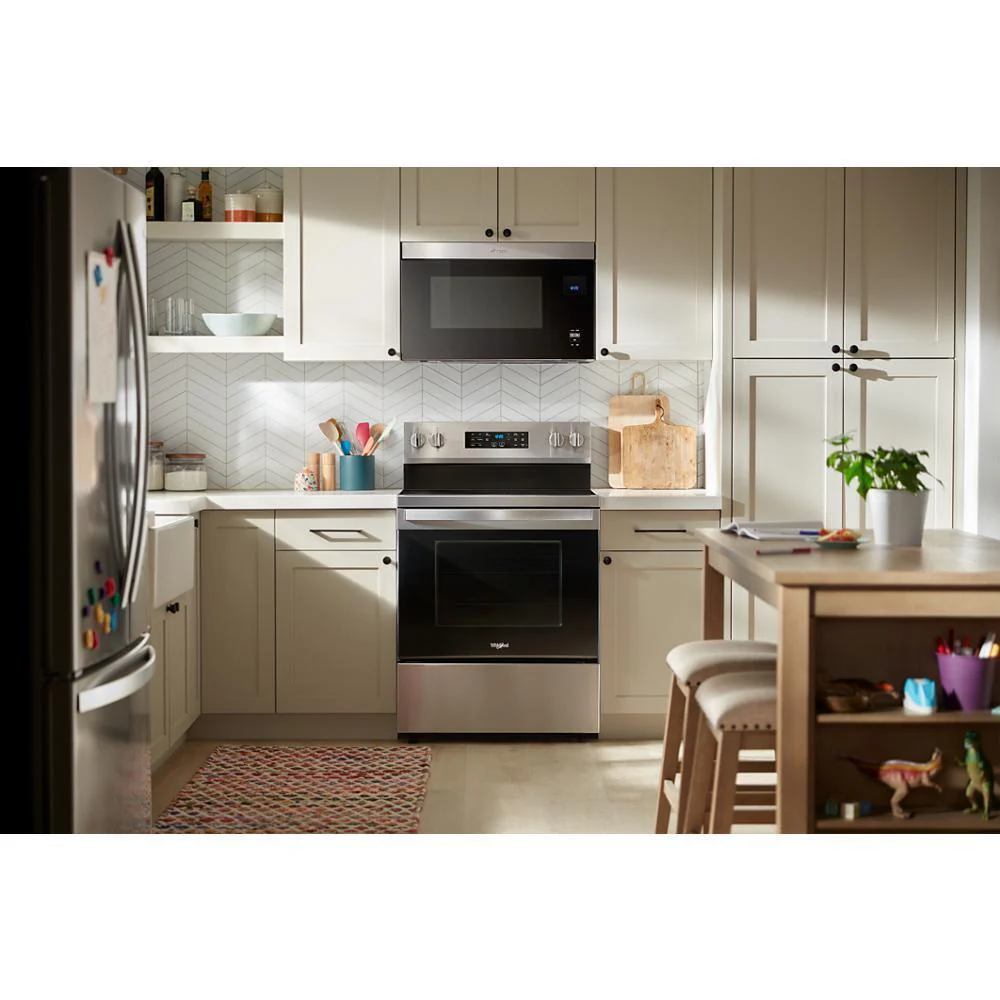 Whirlpool WFES5030RZ 30-inch Energy Star Electric Range with Air Cooking Technology, No Preheat Air Fry and Air Baking and Self Clean - Image 2