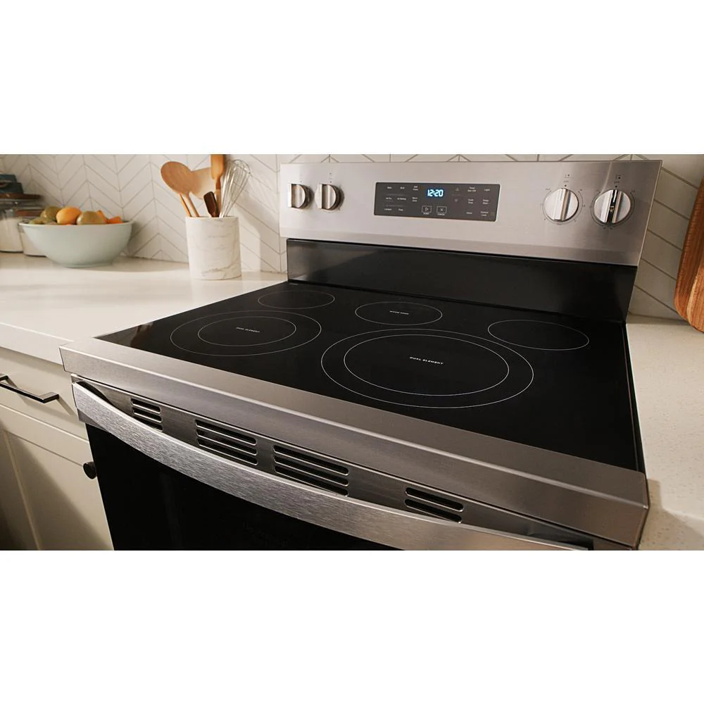 Whirlpool WFES5030RZ 30-inch Energy Star Electric Range with Air Cooking Technology, No Preheat Air Fry and Air Baking and Self Clean - Image 4