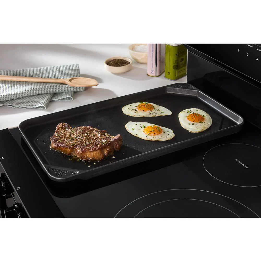 Whirlpool WFES7530RB 30-inch Electric Smart Range with Air Cooking Technology, No Preheat Air Fry, High Speed Preheat Oven, WipeClean™ Coating, and Steam/Self Clean - Image 11