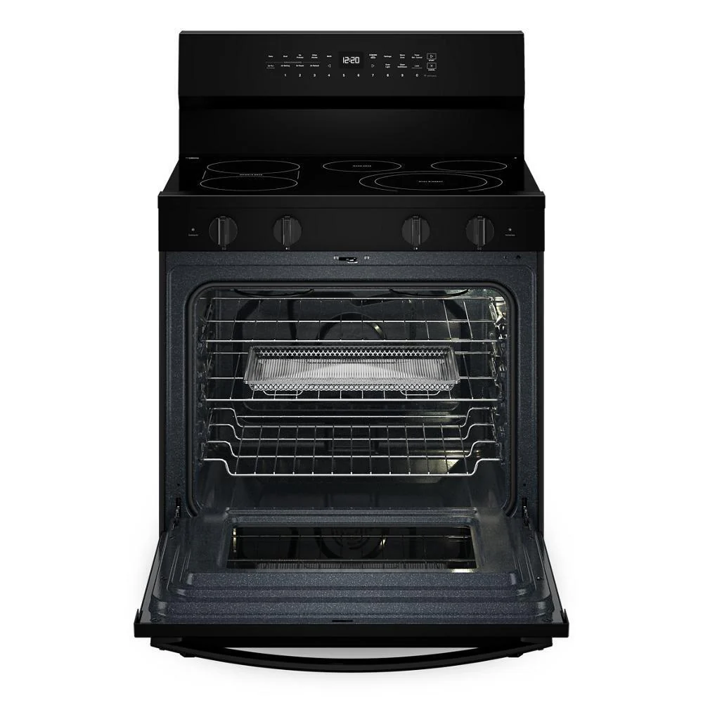 Whirlpool WFES7530RB 30-inch Electric Smart Range with Air Cooking Technology, No Preheat Air Fry, High Speed Preheat Oven, WipeClean™ Coating, and Steam/Self Clean - Image 18