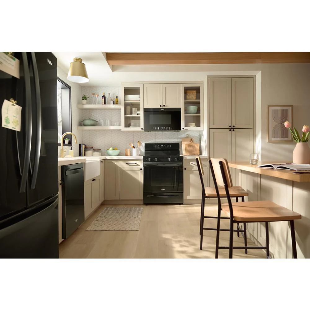 Whirlpool WFES7530RB 30-inch Electric Smart Range with Air Cooking Technology, No Preheat Air Fry, High Speed Preheat Oven, WipeClean™ Coating, and Steam/Self Clean - Image 2