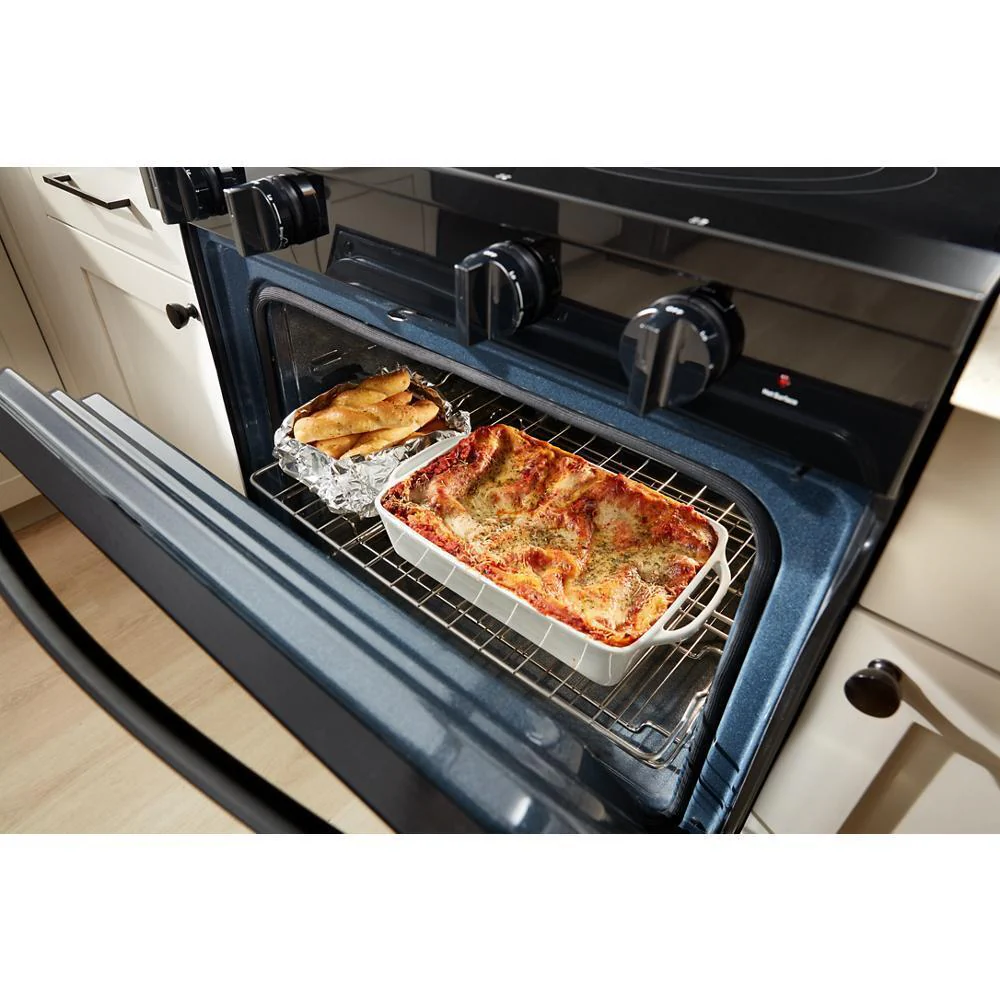 Whirlpool WFES7530RB 30-inch Electric Smart Range with Air Cooking Technology, No Preheat Air Fry, High Speed Preheat Oven, WipeClean™ Coating, and Steam/Self Clean - Image 9