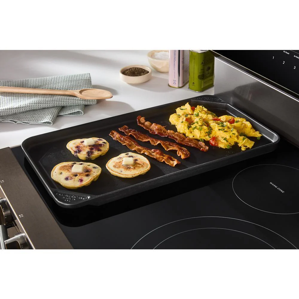 Whirlpool WFES7530RV 30-inch Electric Smart Range with Air Cooking Technology, No Preheat Air Fry, High Speed Preheat Oven, WipeClean™ Coating, and Steam/Self Clean - Image 10