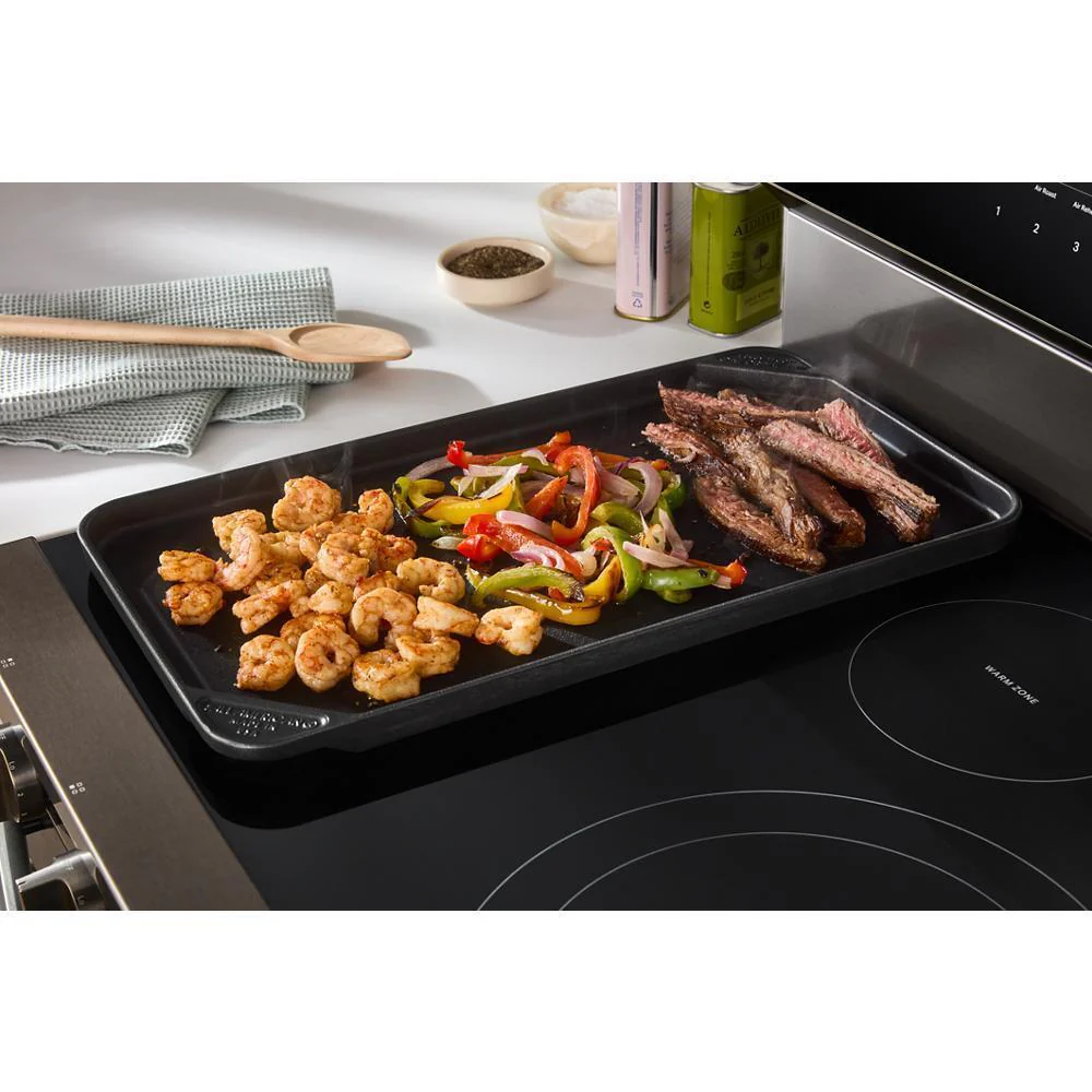 Whirlpool WFES7530RV 30-inch Electric Smart Range with Air Cooking Technology, No Preheat Air Fry, High Speed Preheat Oven, WipeClean™ Coating, and Steam/Self Clean - Image 14