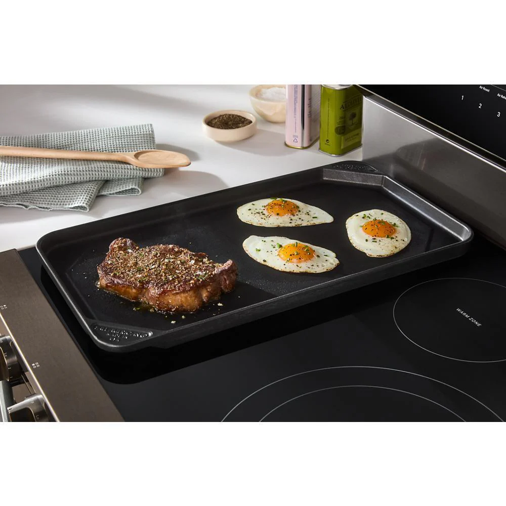 Whirlpool WFES7530RV 30-inch Electric Smart Range with Air Cooking Technology, No Preheat Air Fry, High Speed Preheat Oven, WipeClean™ Coating, and Steam/Self Clean - Image 16
