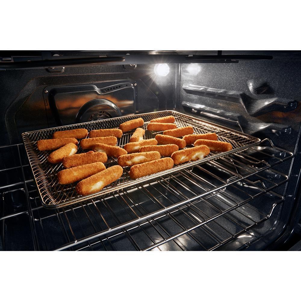 Whirlpool WFES7530RV 30-inch Electric Smart Range with Air Cooking Technology, No Preheat Air Fry, High Speed Preheat Oven, WipeClean™ Coating, and Steam/Self Clean - Image 18