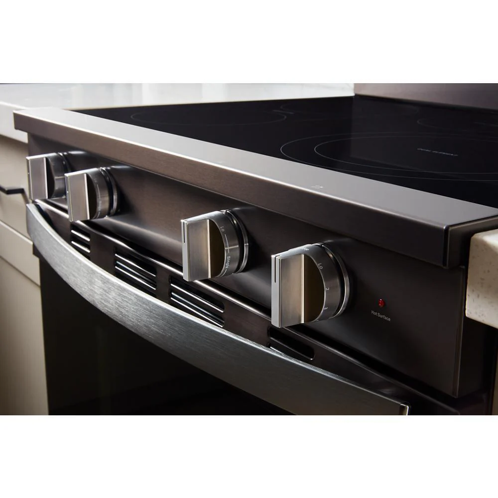Whirlpool WFES7530RV 30-inch Electric Smart Range with Air Cooking Technology, No Preheat Air Fry, High Speed Preheat Oven, WipeClean™ Coating, and Steam/Self Clean - Image 8