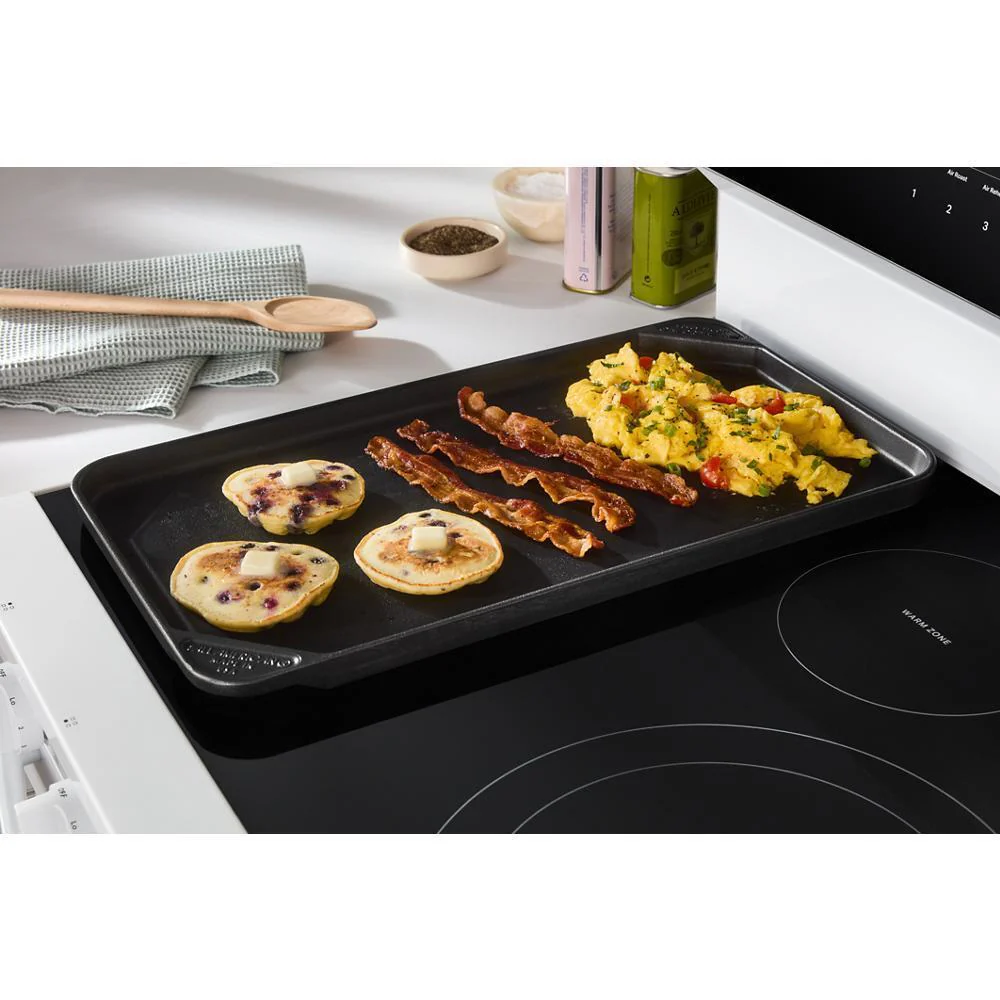 Whirlpool WFES7530RW 30-inch Electric Smart Range with Air Cooking Technology, No Preheat Air Fry, High Speed Preheat Oven, WipeClean™ Coating, and Steam/Self Clean - Image 11