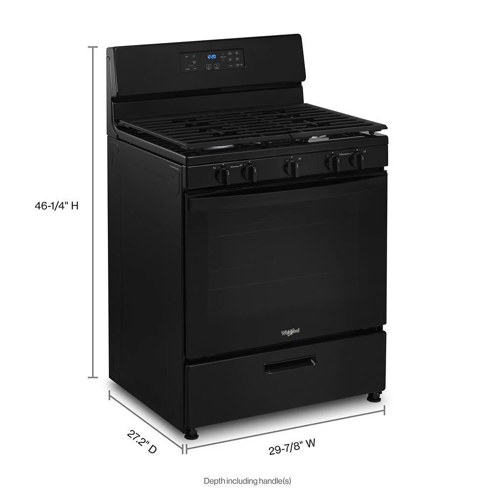 Whirlpool WFG505M0MB 5.1 Cu. Ft. Freestanding Gas Range with Edge to Edge Cooktop - Image 7
