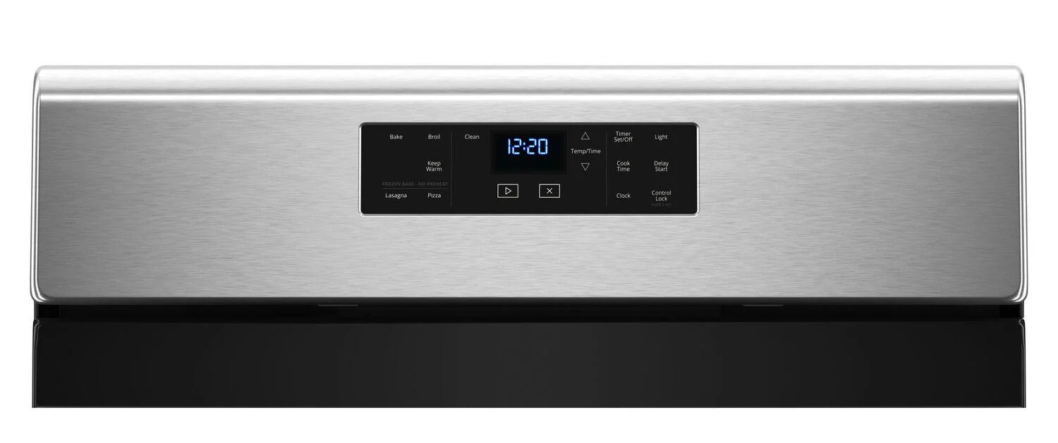 5.0 cu. ft. Freestanding Gas Range with Center Oval Burner Black-on-Stainless - Image 3
