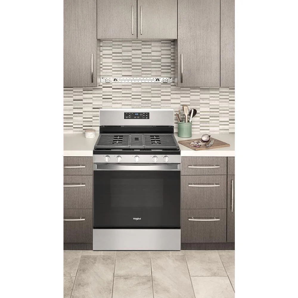 Whirlpool 5.0 cu. ft. Gas Range with Center Oval Burner - Image 9