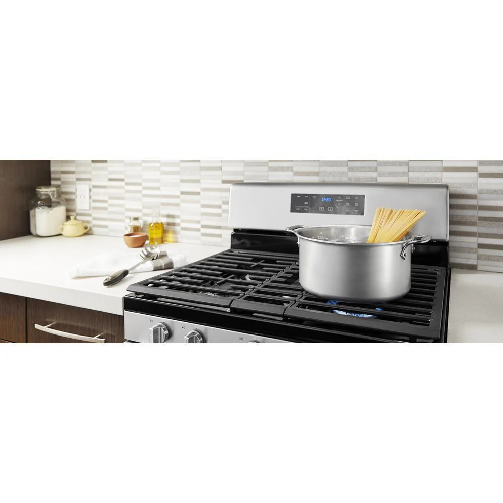 Whirlpool 5.0 cu. ft. Gas Range with Center Oval Burner - Image 9