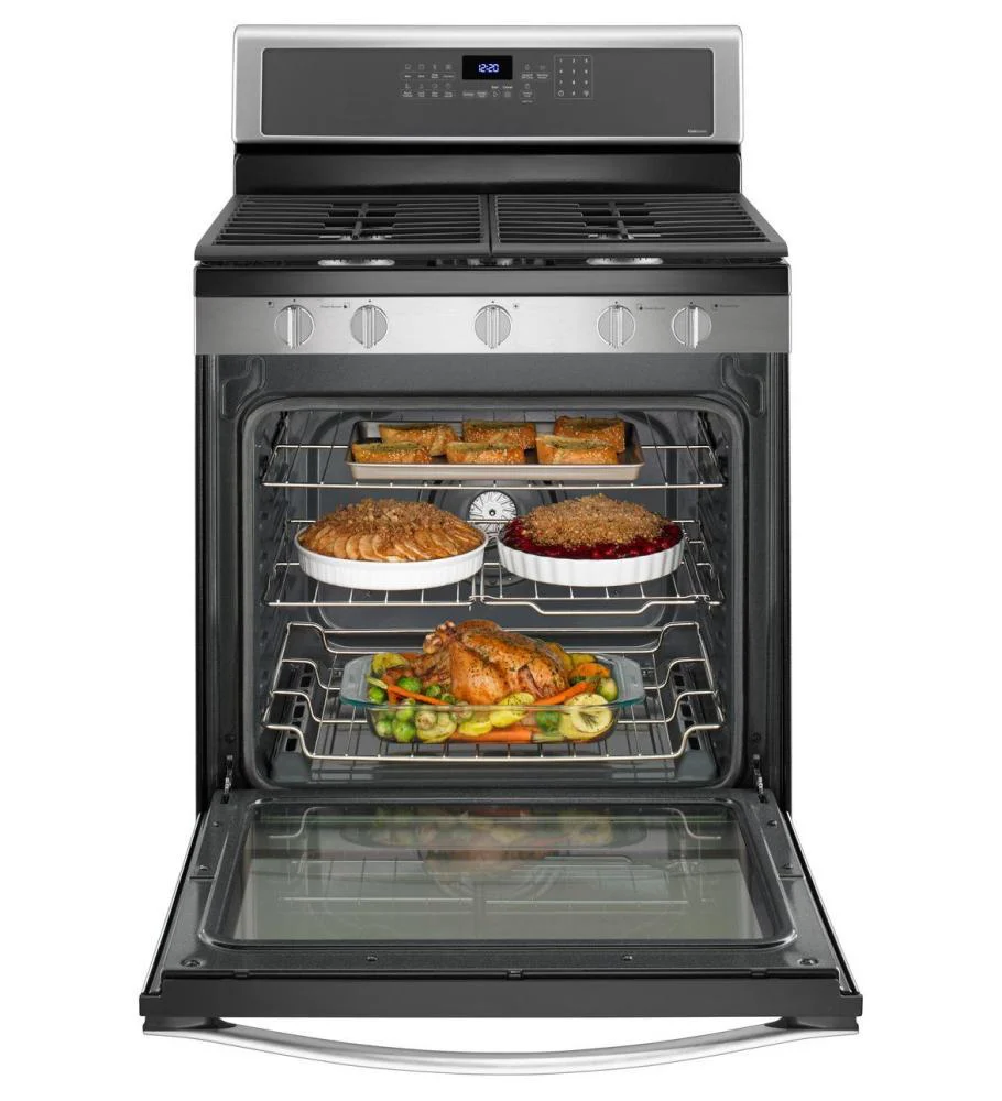 Whirlpool WFG715H0EH 5.8 Cu. Ft. Freestanding Gas Range with AquaLift® Self-Cleaning Technology - Image 4