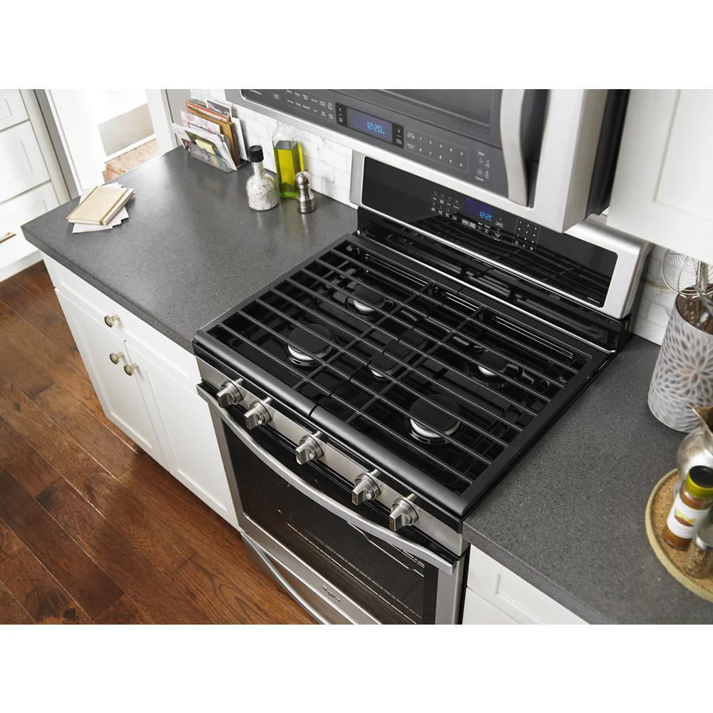 Whirlpool WFG770H0FZ 5.8 Cu. Ft. Freestanding Gas Range with Fingerprint-Resistant Stainless Steel - Image 4