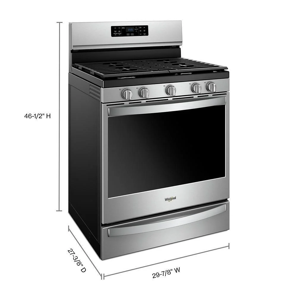 Whirlpool 5.8 cu. ft. Freestanding Gas Range with Frozen Bake™ Technology - Image 3