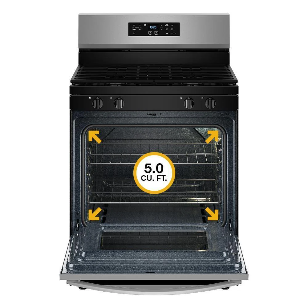 Whirlpool WFGS3530RS 30-inch Self Clean Gas Range with No Preheat Mode - Image 17