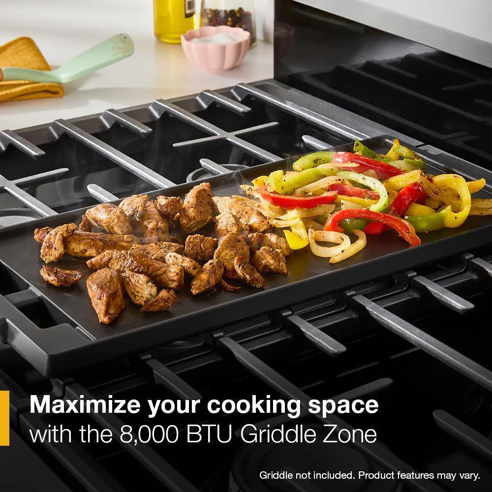 Whirlpool WFGS4530SB 30-inch Gas Range with Air Cooking Technology and Steam Clean - Image 12