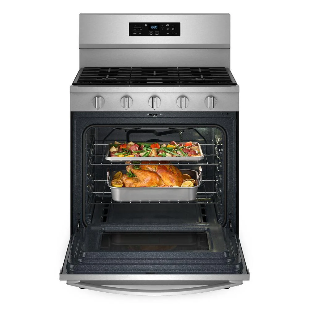 Whirlpool WFGS5030RS 30-inch Gas Range with Air Cooking Technology, No Preheat Air Fry and Air Baking and Self Clean - Image 19