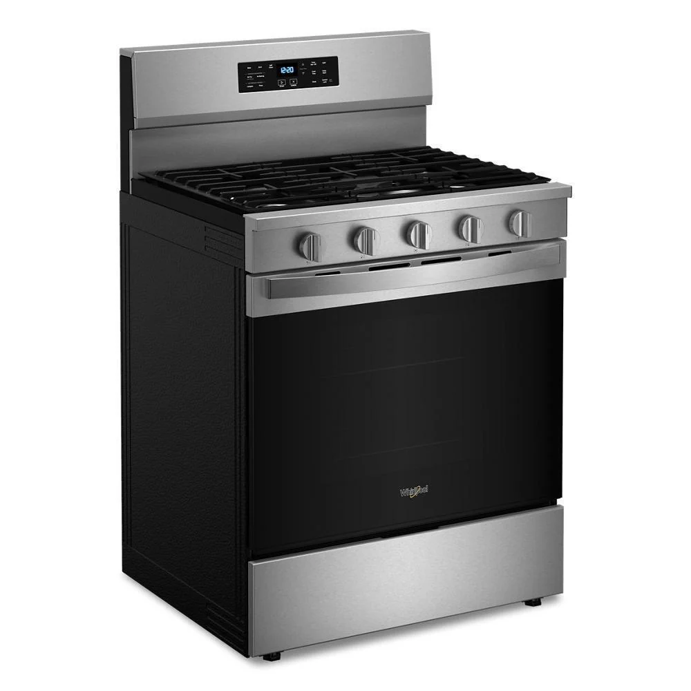 Whirlpool WFGS5030RS 30-inch Gas Range with Air Cooking Technology, No Preheat Air Fry and Air Baking and Self Clean - Image 20