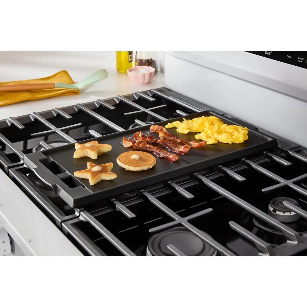 Whirlpool WFGS5030RW 30-inch Gas Range with Air Cooking Technology, No Preheat Air Fry and Air Baking and Self Clean - Image 4