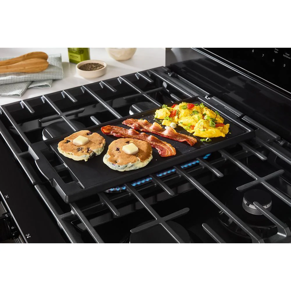 Whirlpool WFGS7530RB 30-inch Smart Gas Range with Air Cooking Technology, No Preheat Air Fry, Steam/Self Clean and High Speed Preheat - Image 8