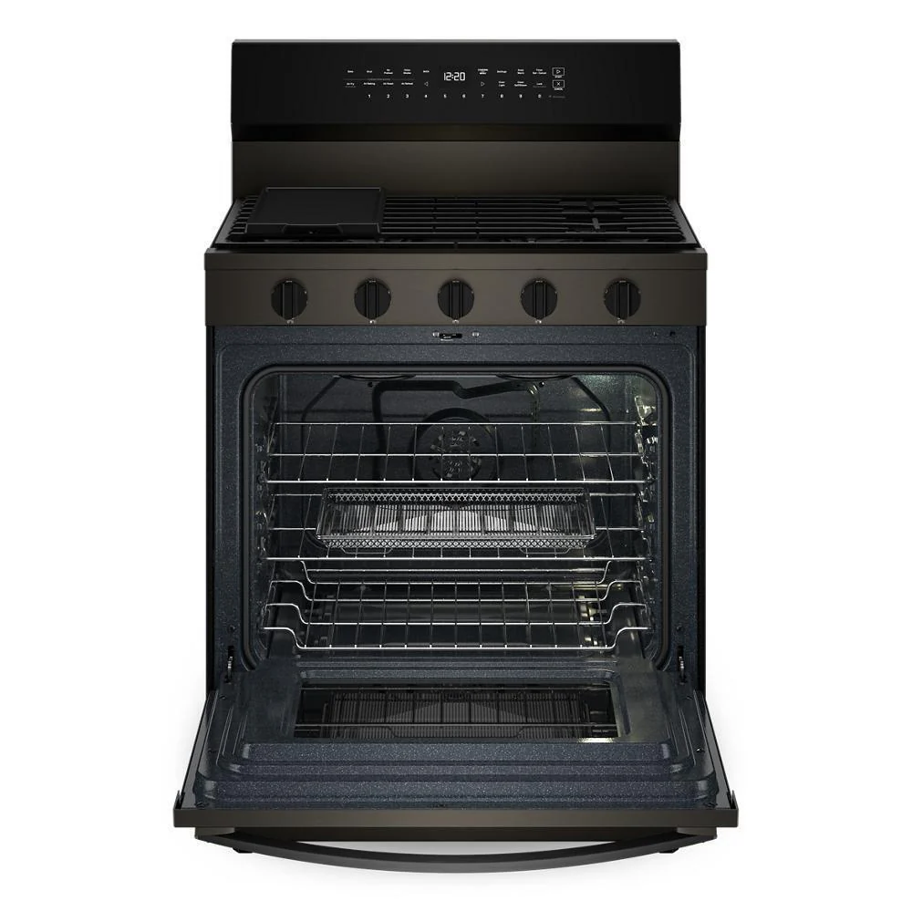 Whirlpool WFGS7530RV 30-inch Smart Gas Range with Air Cooking Technology, No Preheat Air Fry, Steam/Self Clean and High Speed Preheat - Image 10