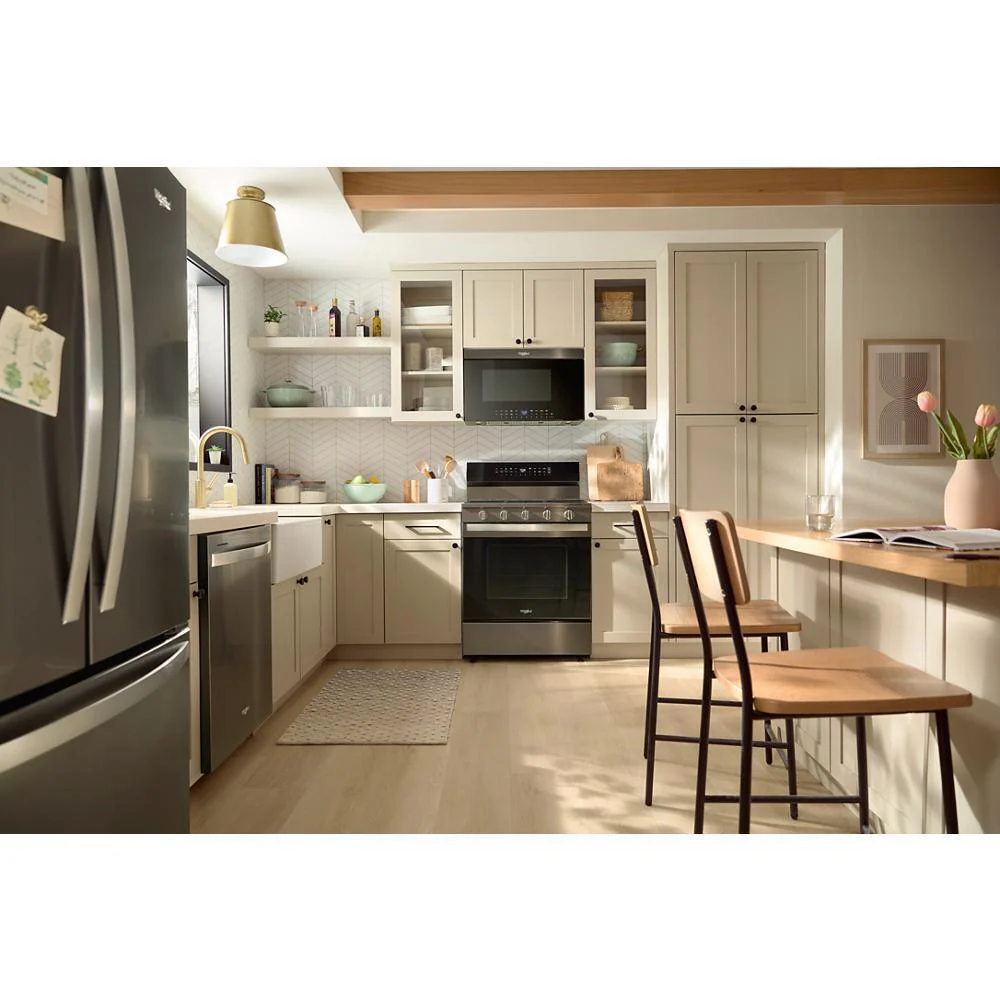 Whirlpool WFGS7530RV 30-inch Smart Gas Range with Air Cooking Technology, No Preheat Air Fry, Steam/Self Clean and High Speed Preheat - Image 3