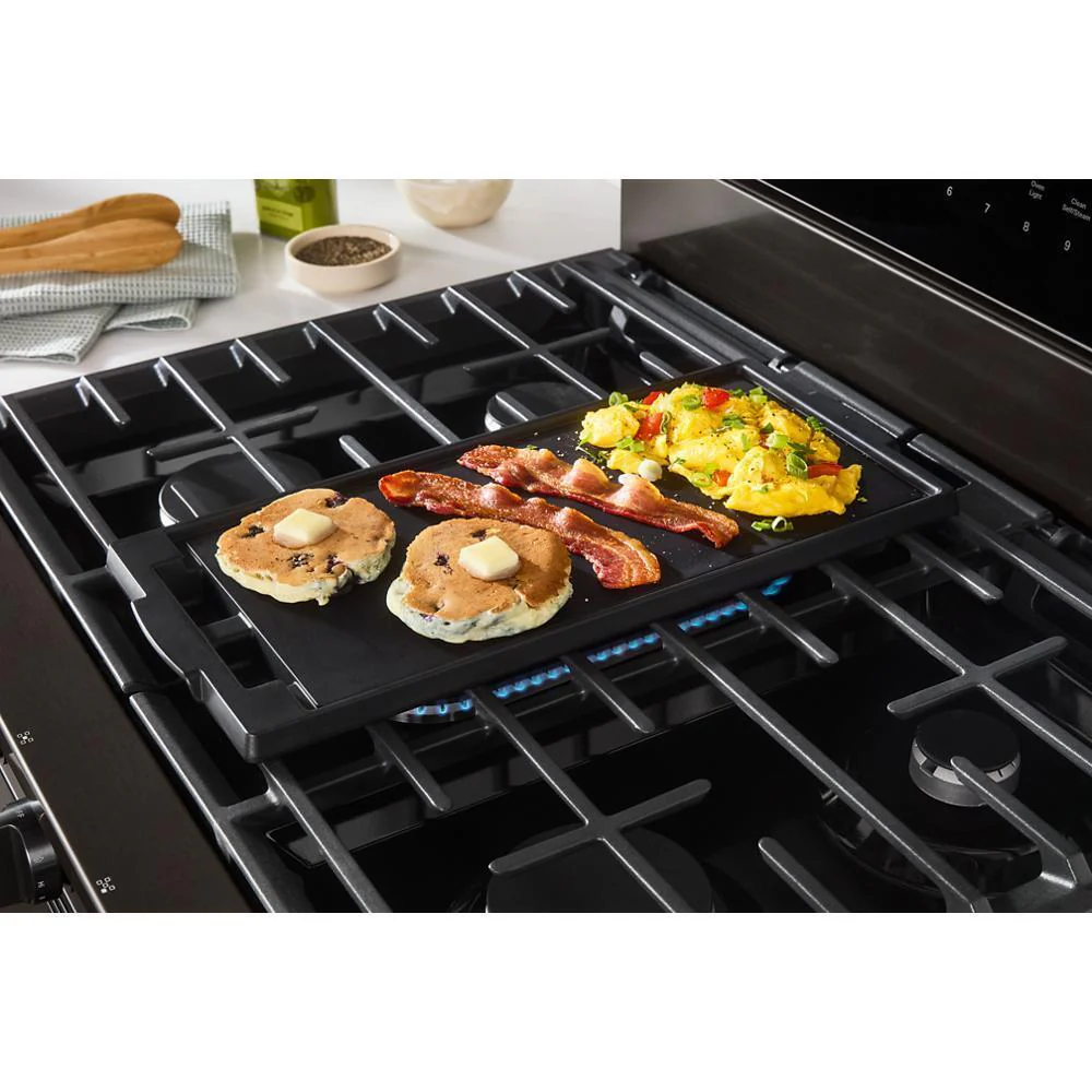 Whirlpool WFGS7530RV 30-inch Smart Gas Range with Air Cooking Technology, No Preheat Air Fry, Steam/Self Clean and High Speed Preheat - Image 9