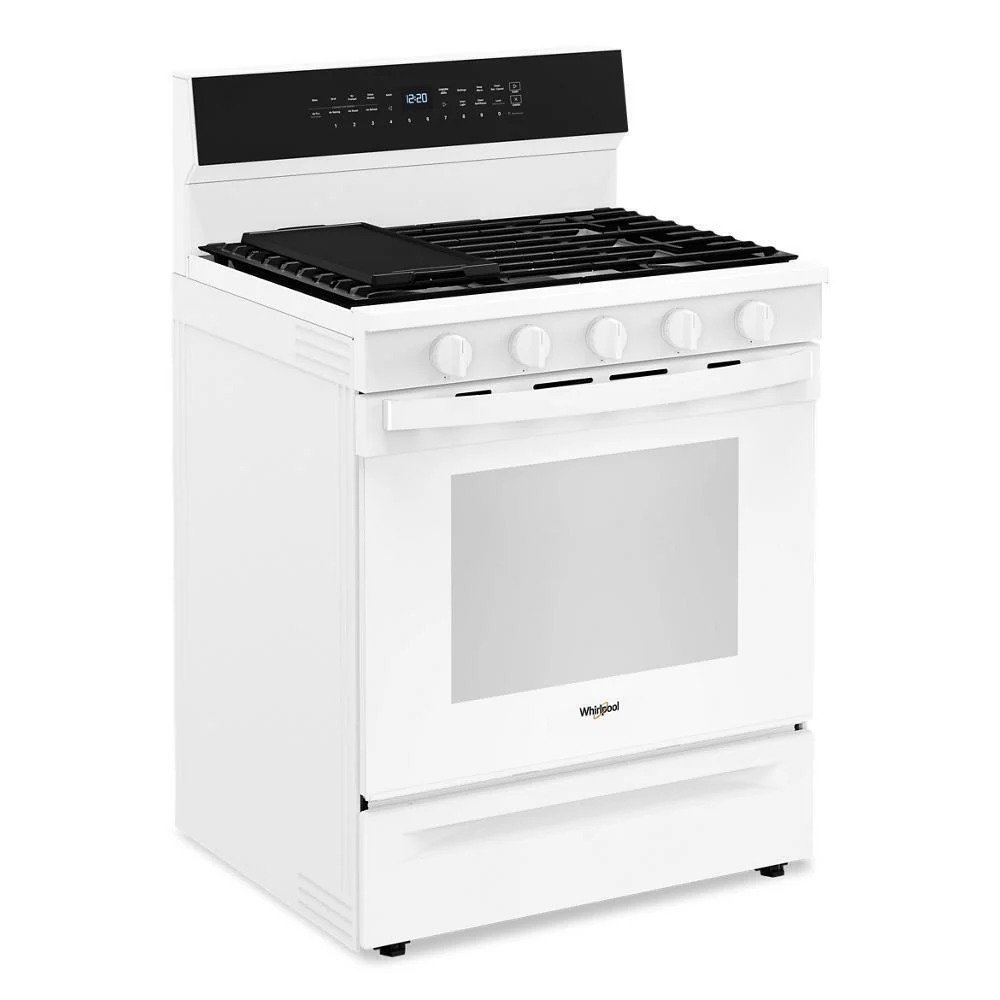 Whirlpool WFGS7530RW 30-inch Smart Gas Range with Air Cooking Technology, No Preheat Air Fry, Steam/Self Clean and High Speed Preheat - Image 10
