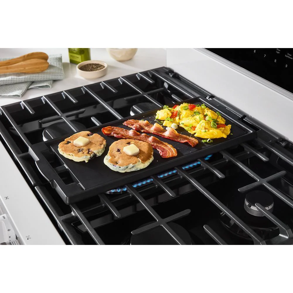 Whirlpool WFGS7530RW 30-inch Smart Gas Range with Air Cooking Technology, No Preheat Air Fry, Steam/Self Clean and High Speed Preheat - Image 6