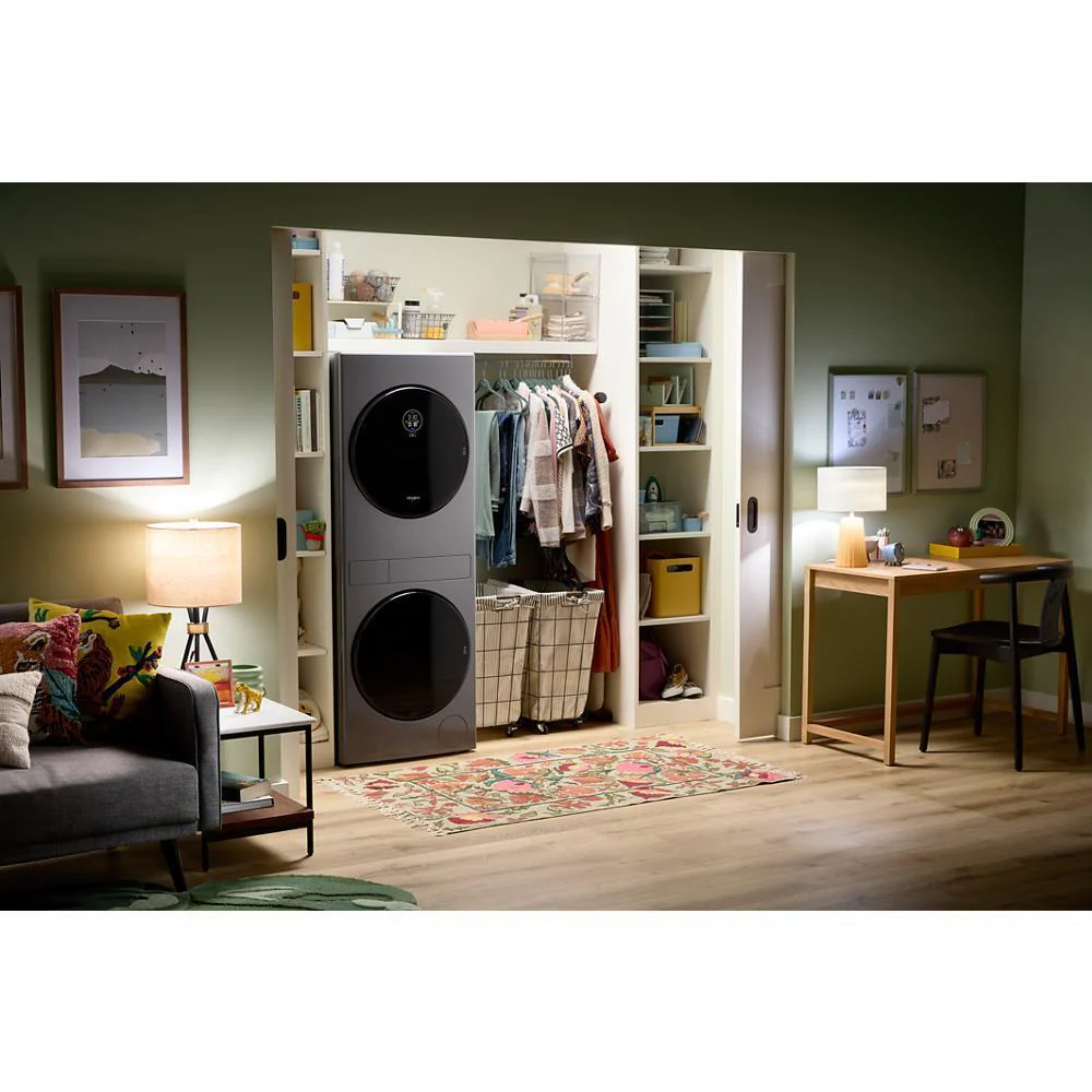 Whirlpool WFH5424SJ Compact ENERGY STAR® Ventless Heat Pump Laundry Tower with 2.7-cu ft Washer and Electric 4.3-cu ft Dryer - Image 4