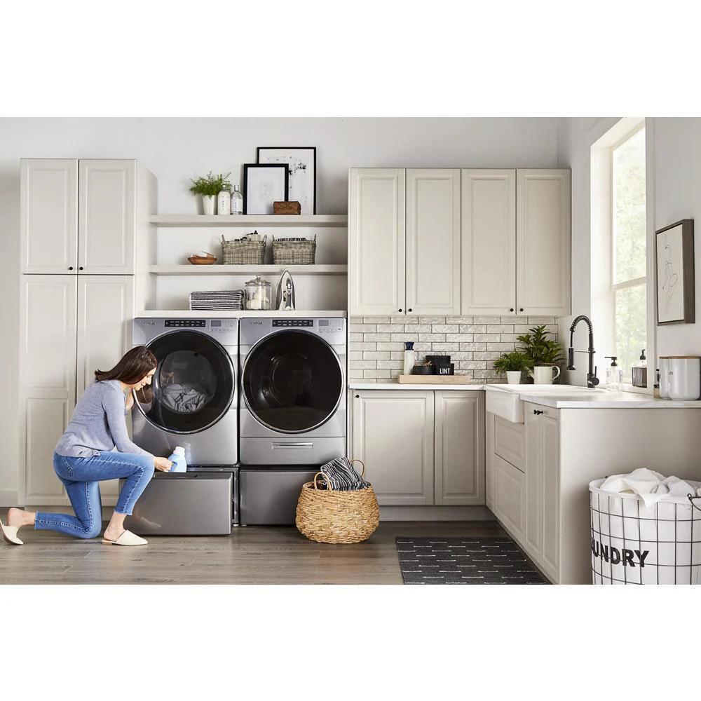 Whirlpool WFP2715HC 15.5" Pedestal for Front Load Washer and Dryer with Storage - Image 9