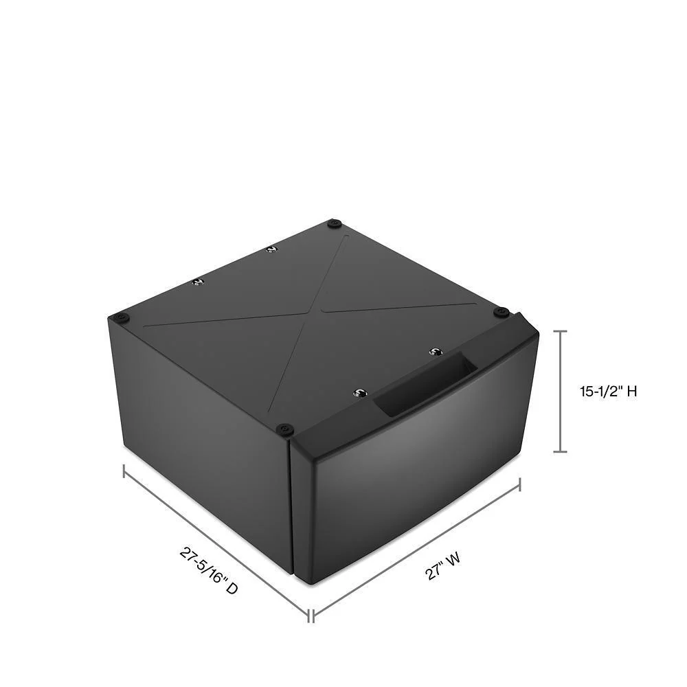 Whirlpool WFP2715RU 15.5" Pedestal for Front Load Washer and Dryer with Storage - Image 2