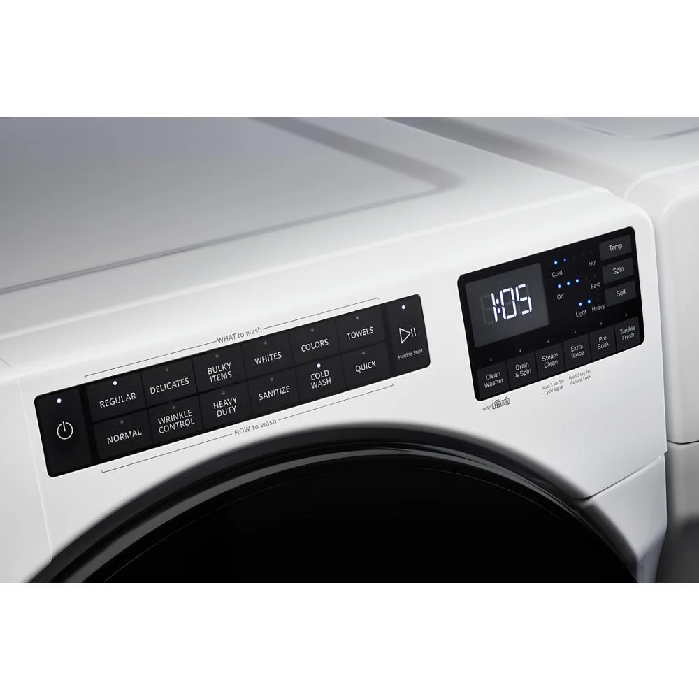 Whirlpool WFW6605MW 5.0 Cu. Ft. Front Load Washer with Quick Wash Cycle - Image 8