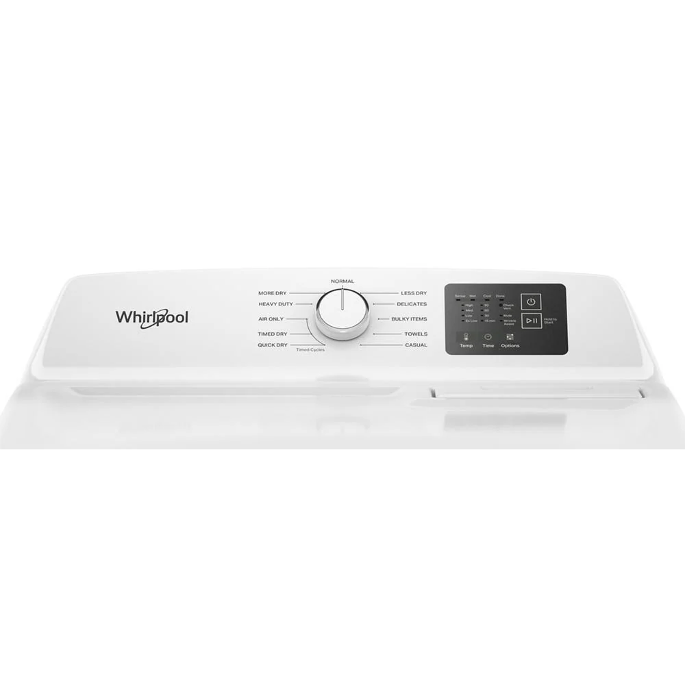 Whirlpool WGD4105SW 7.0 cu. ft. Gas Dryer with Adaptive Dry - Vented Top Load Matching - Image 12