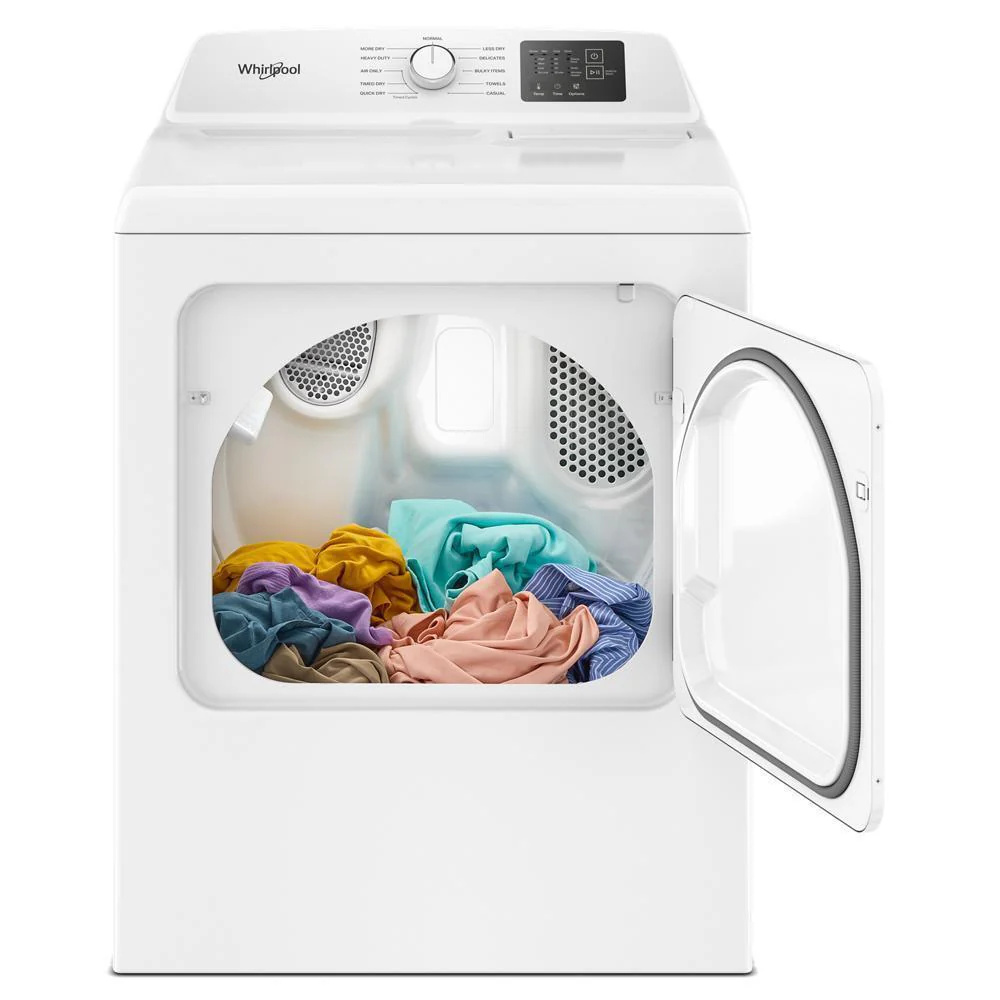 Whirlpool WGD4105SW 7.0 cu. ft. Gas Dryer with Adaptive Dry - Vented Top Load Matching - Image 7